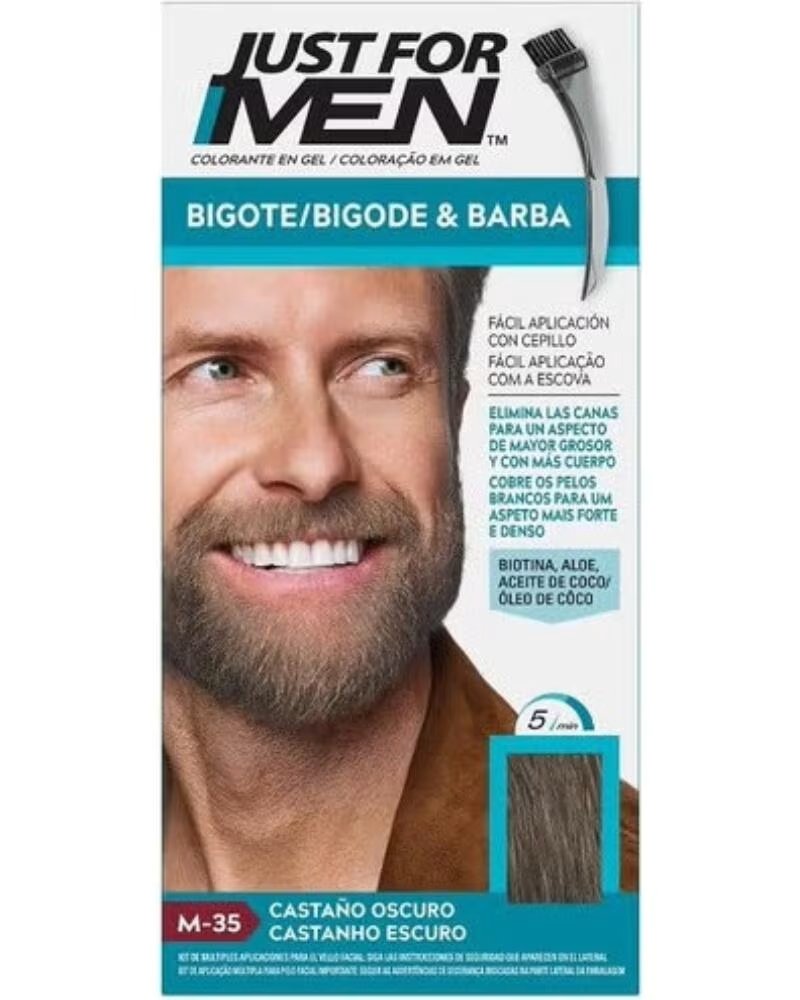 JUST FOR MEN BARTFÄRBUNG GEL DUNKELBRAUN
