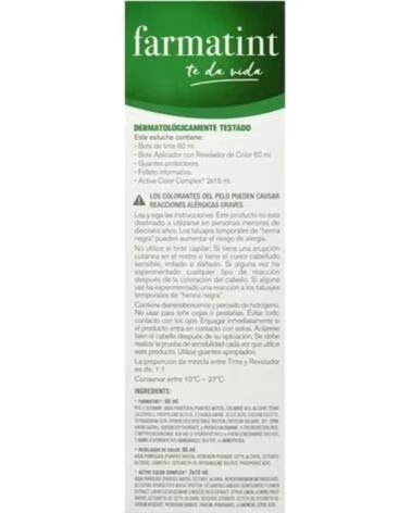 FARMATINT PERMANENT GEL HAARFARBE 7C ASCHBLOND