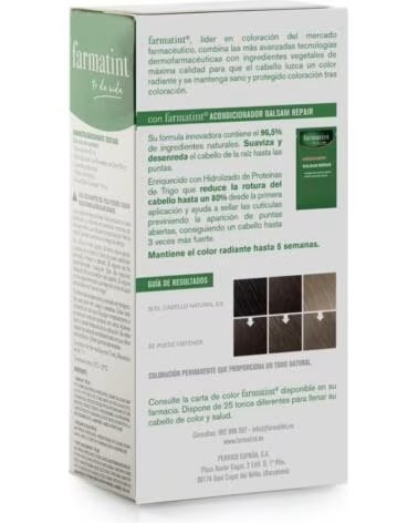 FARMATINT GEL HAARFÄRBEMITTEL PERMANENTE HAARFÄRBUNG 6C DUNKELASCHBLOND