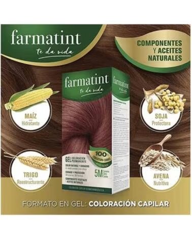 FARMATINT GEL PERMANENT HAARFARBE 5M HELLMAHAGONIBRAUN