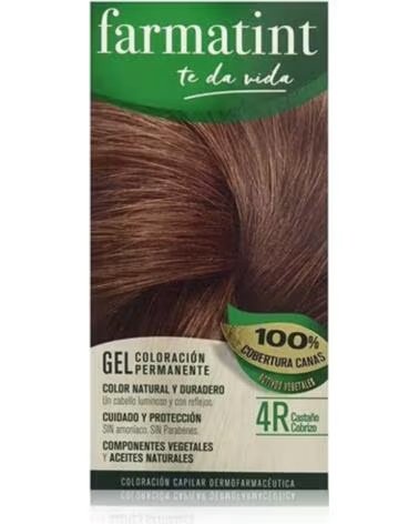 FARMATINT 4R CASTANO RAME GEL COLORAZIONE PERMANENTE 155ML