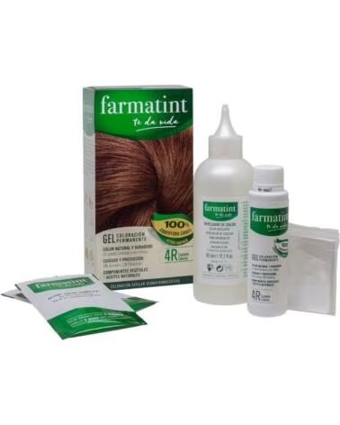 FARMATINT 4R KUPFERBRAUN GEL DAUERHAFTE HAARFARBE 155ML