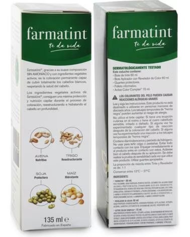FARMATINT GEL COLORACIÓN PERMANENTE 7M RUBIO CAOBA