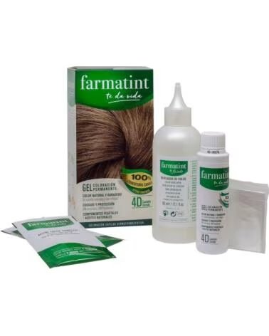 FARMATINT GEL COLORAÇÃO CAPILAR PERMANENTE 4D CASTANHO DOURADO