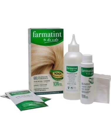 FARMATINT GEL 10N PLATINBLOND 135ML DAUERHAFTE HAARFARBE OHNE AMMONIAK