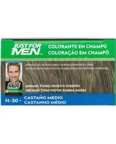 JUST FOR MEN SHAMPOO-IN COLOR H-30 MEDIUM BROWN
