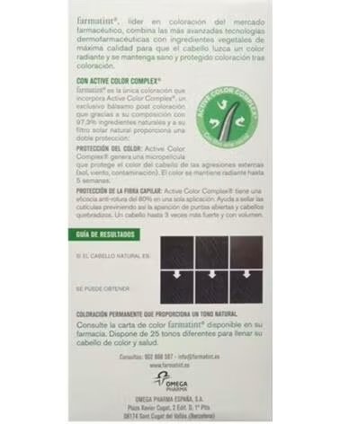 FARMATINT PERMANENT GEL HAIR COLOR 1N BLACK