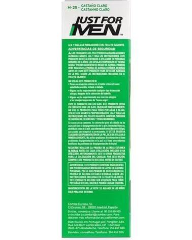 JUST FOR MEN SHAMPOO-IN COLOR LIGHT BROWN H-25