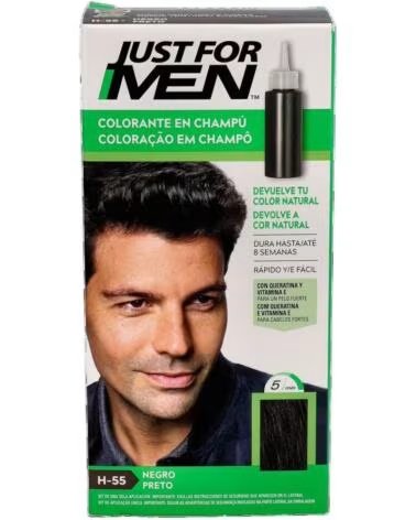 JUST BLACK HAIR COLORING GEL