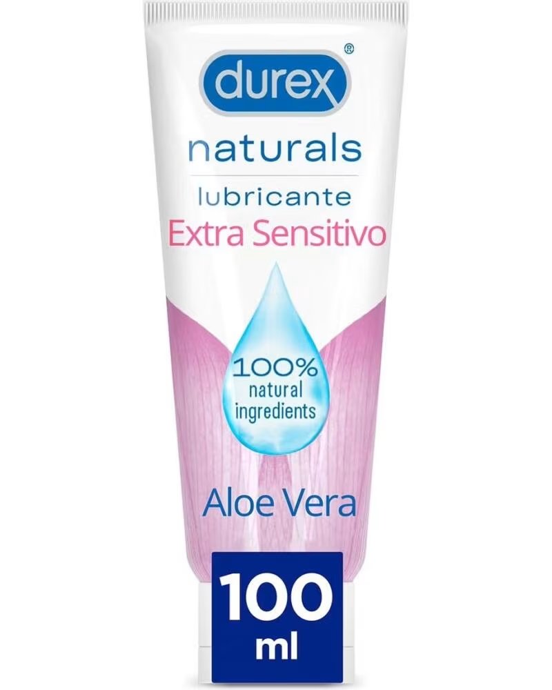 DUREX NATURALS LUBRIFICANTE EXTRA SENSITIVO ALOE VERA 100 ML