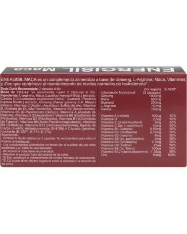 ENERGISIL MACA VIGOR EFFECT 30 CAPSULES