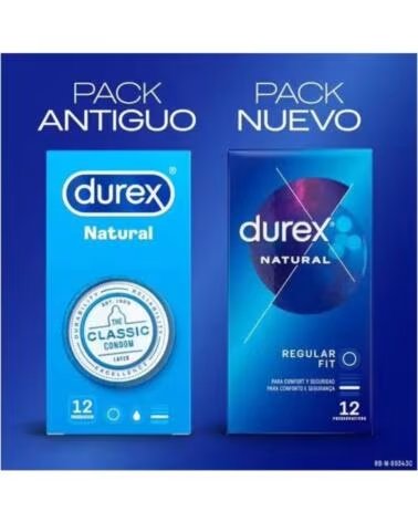 DUREX NATURAL PLUS EASY-ON PRESERVATIVOS 12 UNIDADES