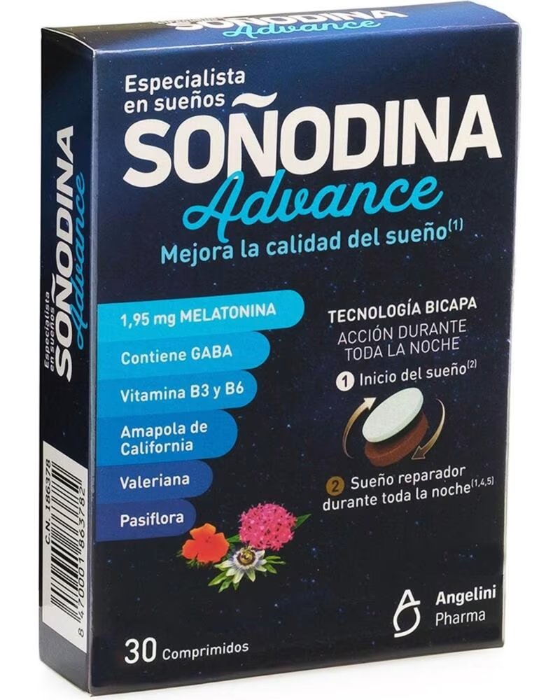 ANGELINI SOÑODINA ADVANCE BILAYER TABLETS MELATONIN