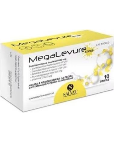 MEGALEVURE 10 STICKS PROBIOTICS AND PREBIOTICS
