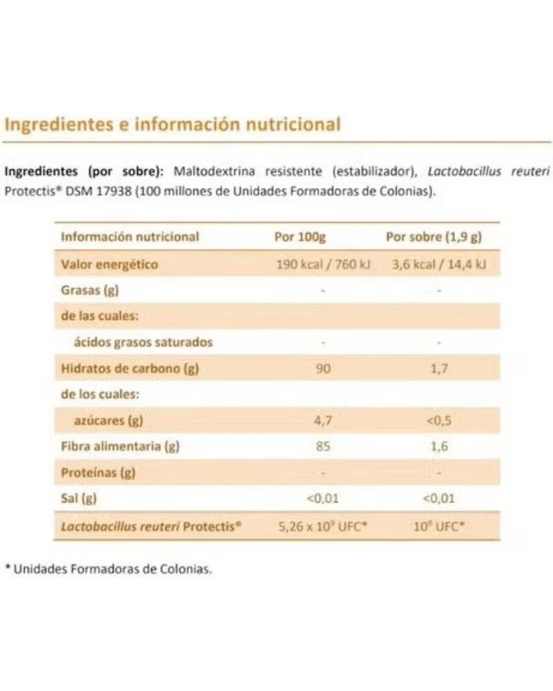 CASENBIOTIC FOOD SUPPLEMENT LACTOBACILLUS REUTERI NEUTRAL FLAVOR