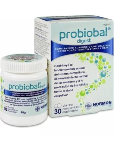 PROBIOBAL DIGEST FOOD SUPPLEMENT 30 CHEWABLE TABLETS