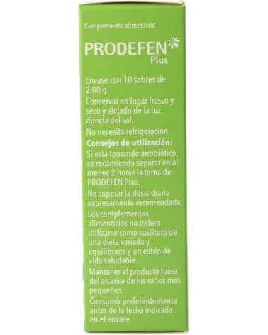 PRODEFEN PLUS FOOD SUPPLEMENT WITH PROBIOTICS AND PREBIOTICS 10 SACHETS