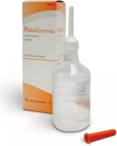 FISIOENEMA CLEANSING ENEMA WITH PHYSIOLOGICAL SALINE SOLUTION RECTAL ROUTE