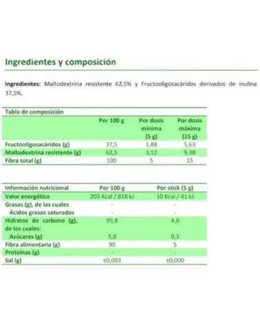 CASENFIBRA VEGETABLE FIBER POWDER NEUTRAL FLAVOR 14 STICKS