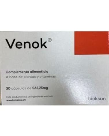 VENOK FOOD SUPPLEMENT 30 CAPSULES BIOKSAN