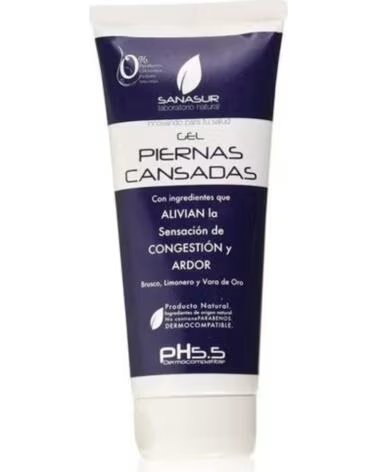 SANASUR GEL JAMBES LOURDES AUX EXTRAITS NATURELS PH 55