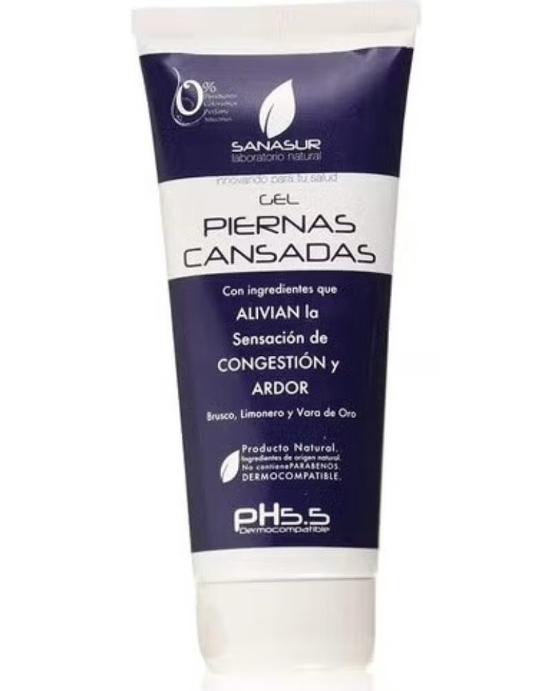 SANASUR GEL JAMBES LOURDES AUX EXTRAITS NATURELS PH 55