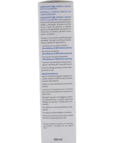VENOFORTE LIGHT LEGS GEL ULTRACOLD EFFECT 150 ML ARKOPHARMA