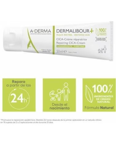 A-DERMA DERMALIBOUR+ CICA REPAIRING CREAM 50 ML