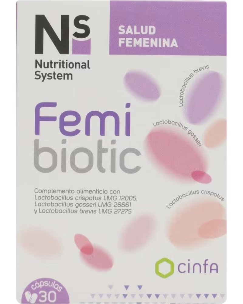 NS FEMIBIOTIC SUPLEMENTO ALIMENTAR 30 CÁPSULAS