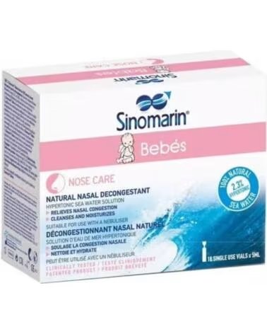 SINOMARIN BABIES HYPERTONIC SEA WATER SINGLE-DOSE 5 ML