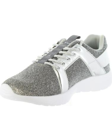 Sapatilhas de Mulher BASS3D 41436 GLITTER PLATA
