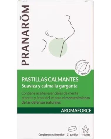 AROMAFORCE PASTILHAS PARA A GARGANTA 21UN