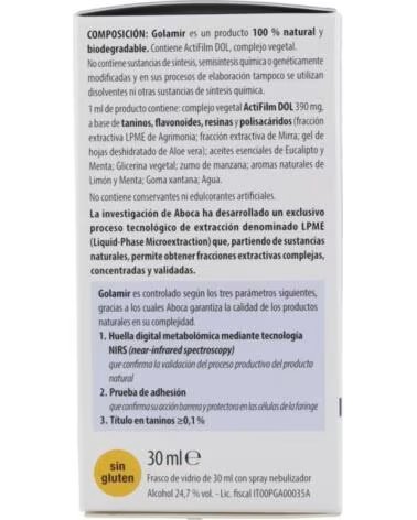 ABOCA GOLAMIR 2ACT THROAT SORENESS SPRAY 30 ML