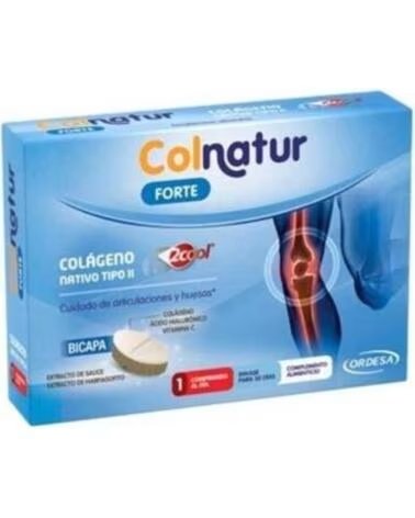 COLNATUR FORTE COLAGÉNIO NATIVO TIPO II 30 COMPRIMIDOS ORDESA