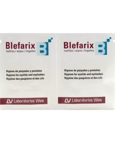 BLEFARIX TOALHETES ESTÉREIS UNIDOSE HIGIENE DE PÁLPEBRAS E PESTANAS