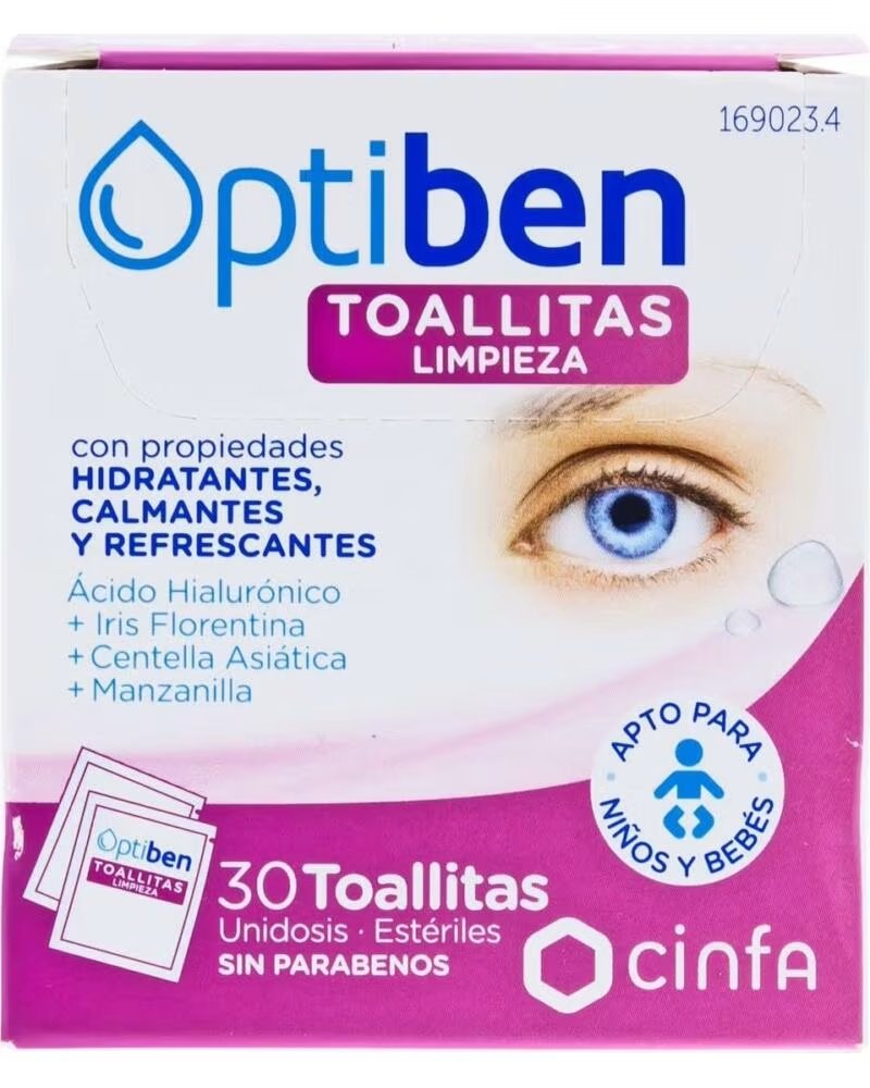 OPTIBEN SINGLE DOSE WIPES 30 UNITS