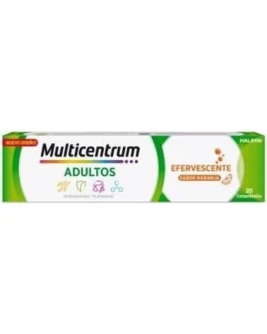 MULTICENTRUM ADULTOS EFERVESCENTE SABOR LARANJA