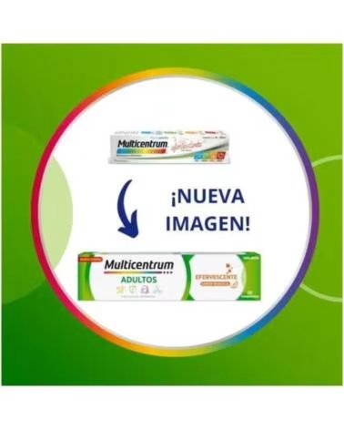 MULTICENTRUM ADULTOS EFERVESCENTE SABOR LARANJA