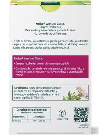 KNEIPP VALERIANA CLASSIC 30 DRAGEE