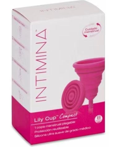 INTIMINA LILY CUP COMPACT GRÖSSE B FALTBARE MENSTRUATIONSTASSE AUS SILIKON