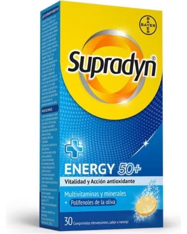 SUPRADYN ENERGY 50+ 30 COMPRESSE EFFERVESCENTI MULTIVITAMINE
