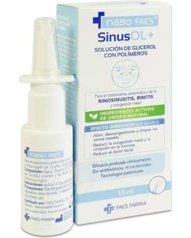 NASOFAES SINUSOL+ SOLUZIONE DI GLICEROLO CON POLIMERI 15 ML