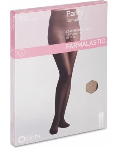 FARMALASTIC PANTY COMPLET 40 COMPRESIÓN LIGERA EXTRA GRANDE