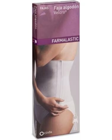 FARMALASTIC FAJA LUMBAR CON VELCRO TALLA 1 BLANCO