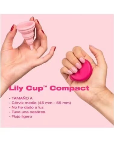 WIEDERVERWENDBARE SILIKON MENSTRUATIONSTASSE INTIMINA LILY CUP COMPACT GRÖSSE A