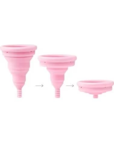 WIEDERVERWENDBARE SILIKON MENSTRUATIONSTASSE INTIMINA LILY CUP COMPACT GRÖSSE A