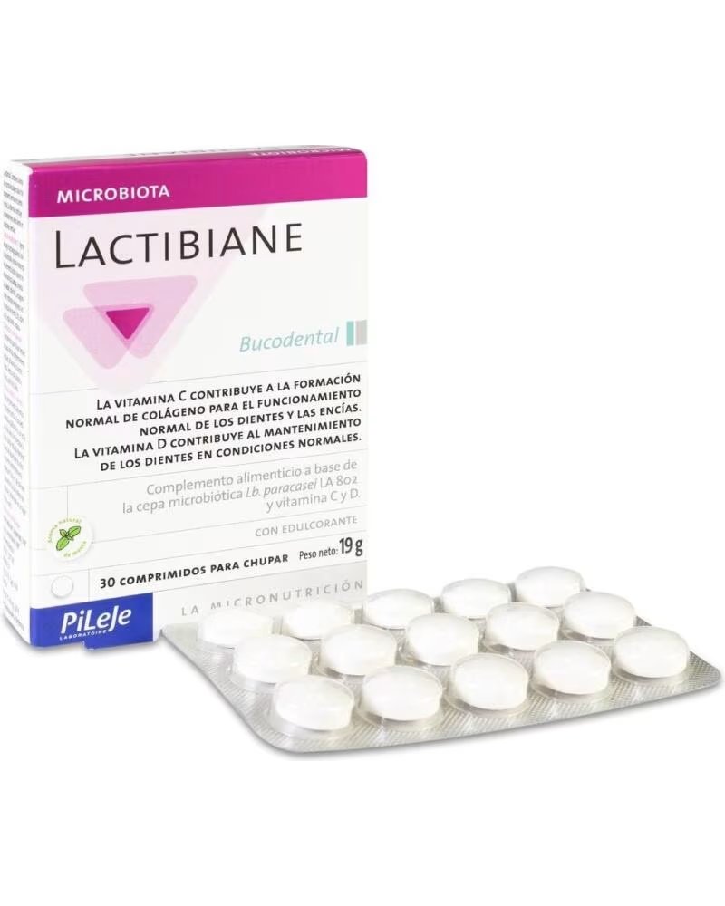 LACTIBIANE BUCODENTAL 30 COMPRESSE PILEJE