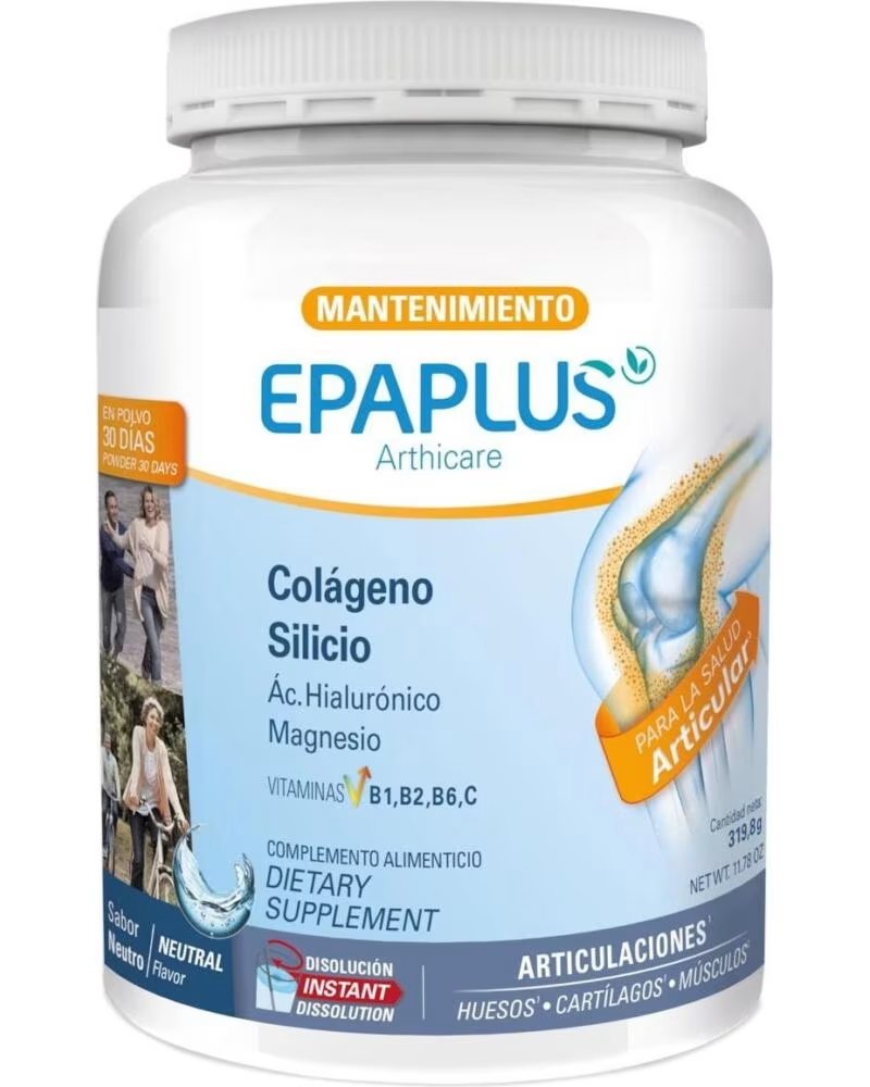 EPAPLUS ARTHICARE MANTENIMIENTO COLÁGENO HIDROLIZADO SILICIO ÁCIDO HIALURÓNICO MAGNESIO VITAMINAS SABOR NEUTRO
