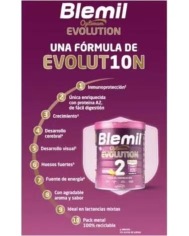 ORDESA BLEMIL OPTIMUM EVOLUTION 2 LAIT DE SUITE 800G