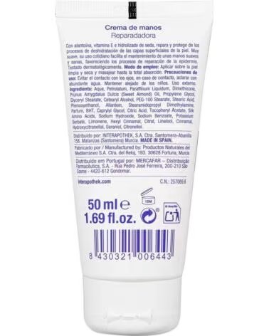 INTERAPOTHEK CREMA MANI SETA PROTETTIVA E LENITIVA 50 ML